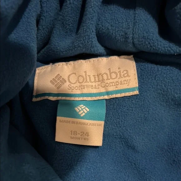 Columbia Kids Puffer Jacket - Blue and Green - Picture 2 of 4